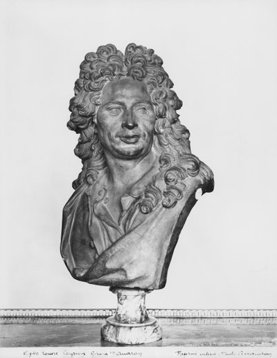 Bust of Gerard Audran by Antoine Coysevox
